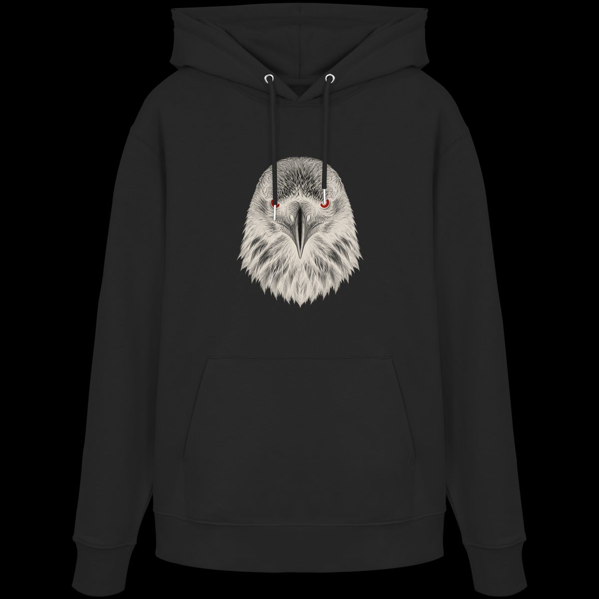 RABE · Hoodie schwarz · vorne